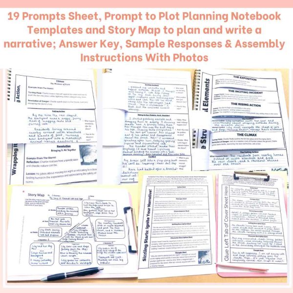 Narrative Writing Interactive Notebook 7 Engaging Story Elements